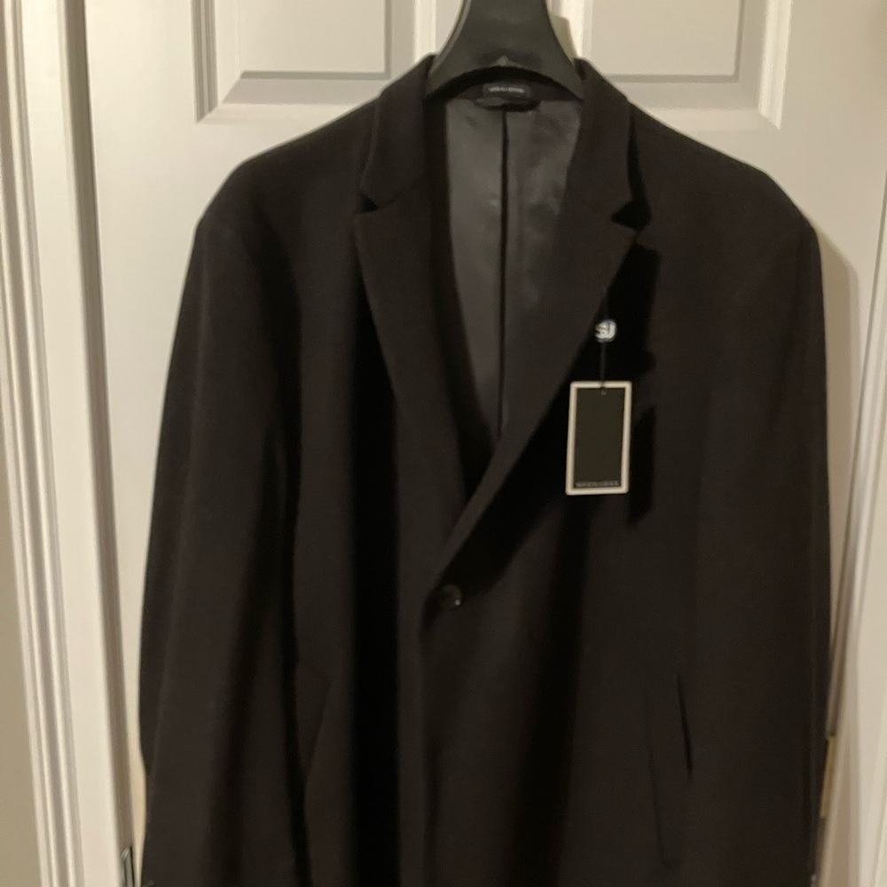 Sean John wool topcoat long coat big tall 56 Long